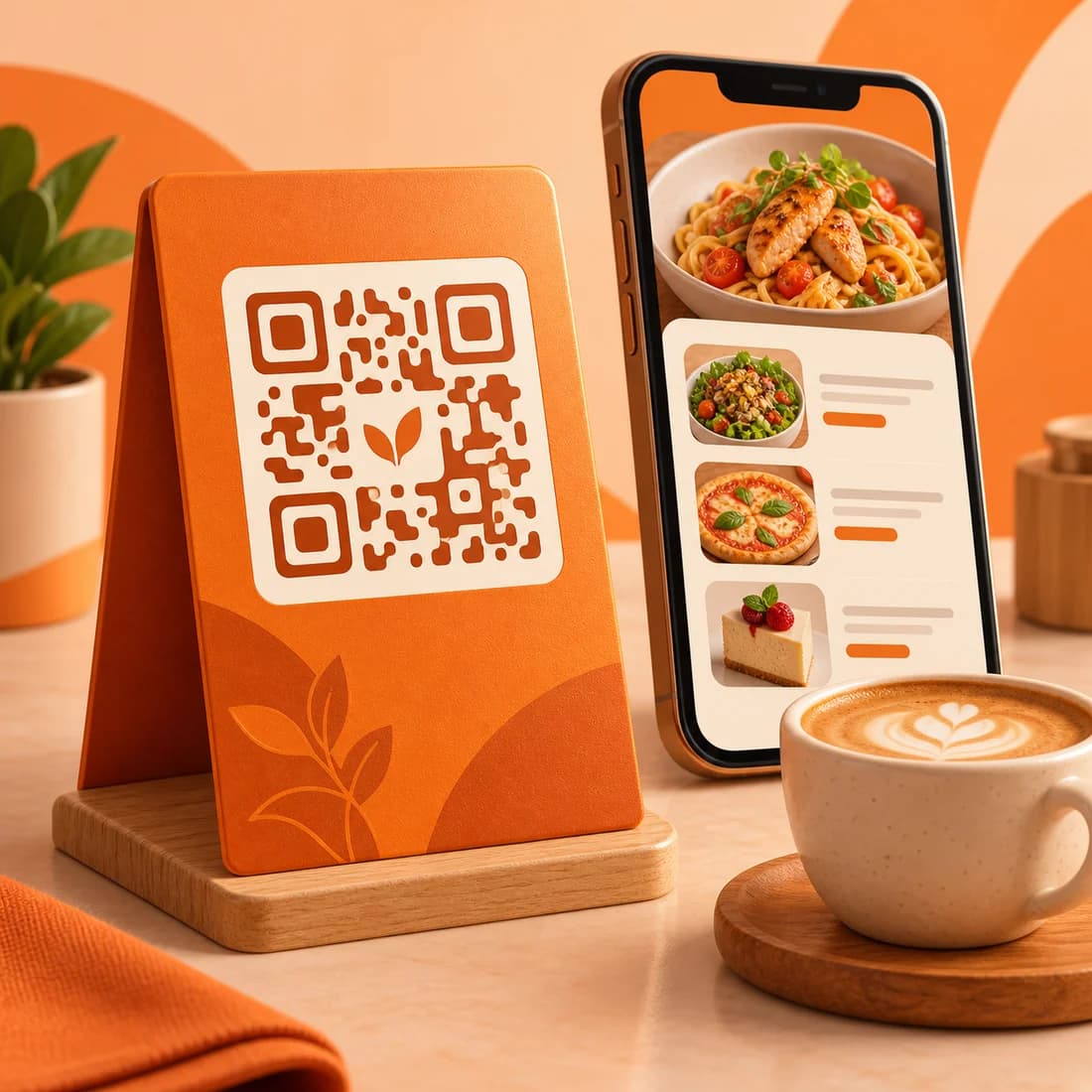 QR Code para acessar o cardápio digital